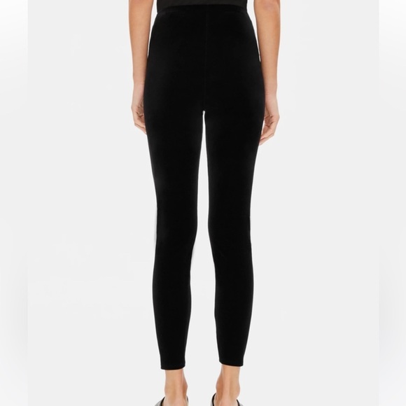 Eileen Fisher Stretch Velvet Knit Leggings - Picture 6 of 6
